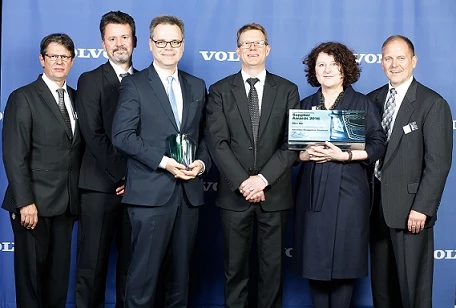 Volvo Group Trucks presents Dürr with the Volvo Group Purchasing Supplier Award 2016