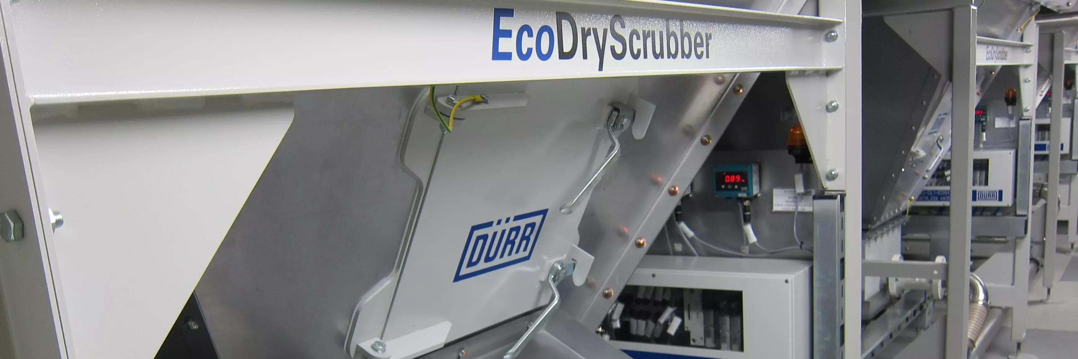 Overspray separation with EcoDryScrubber by Dürr