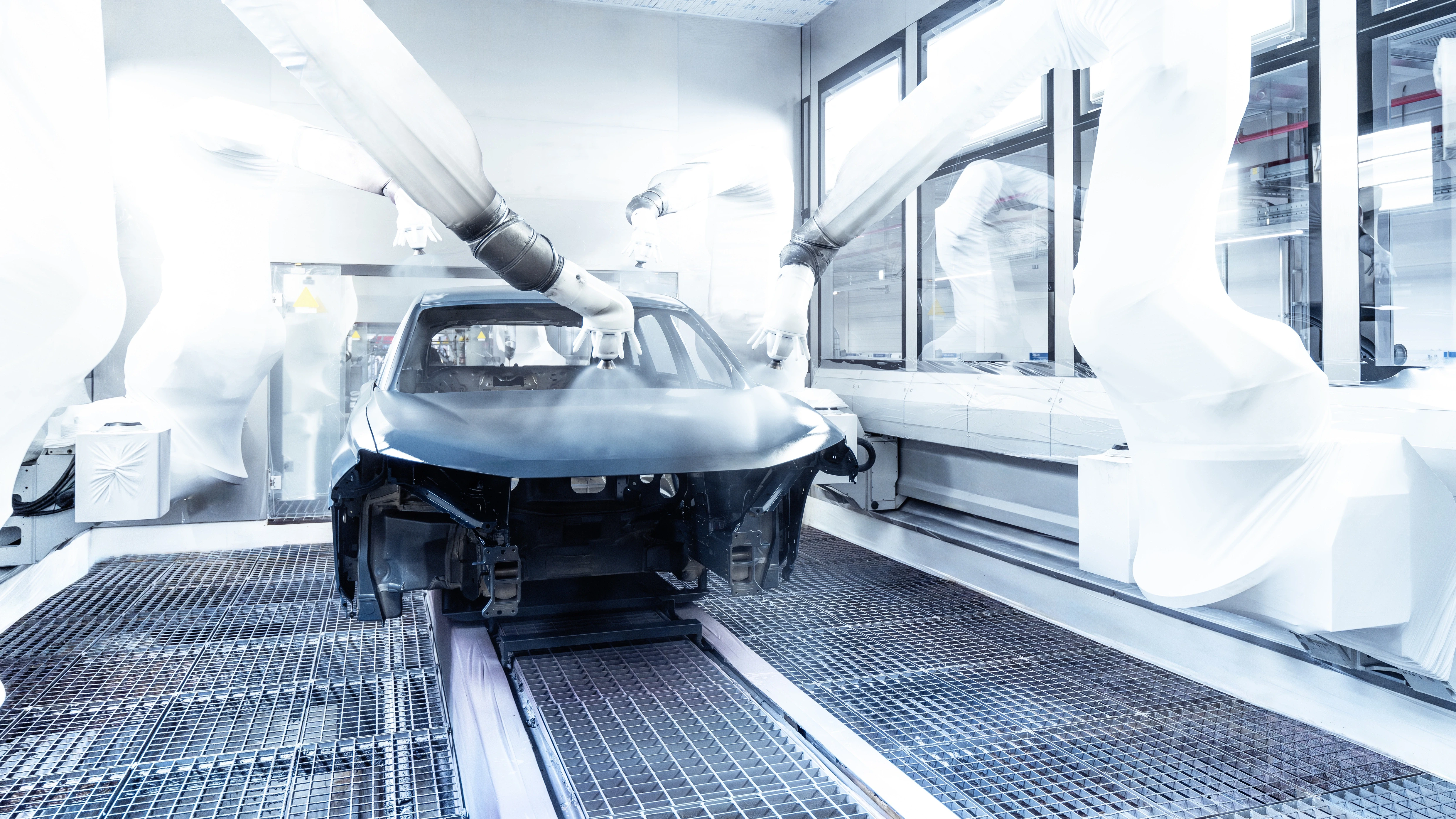 Production Audi Q6 e-tron at the Ingolstadt site